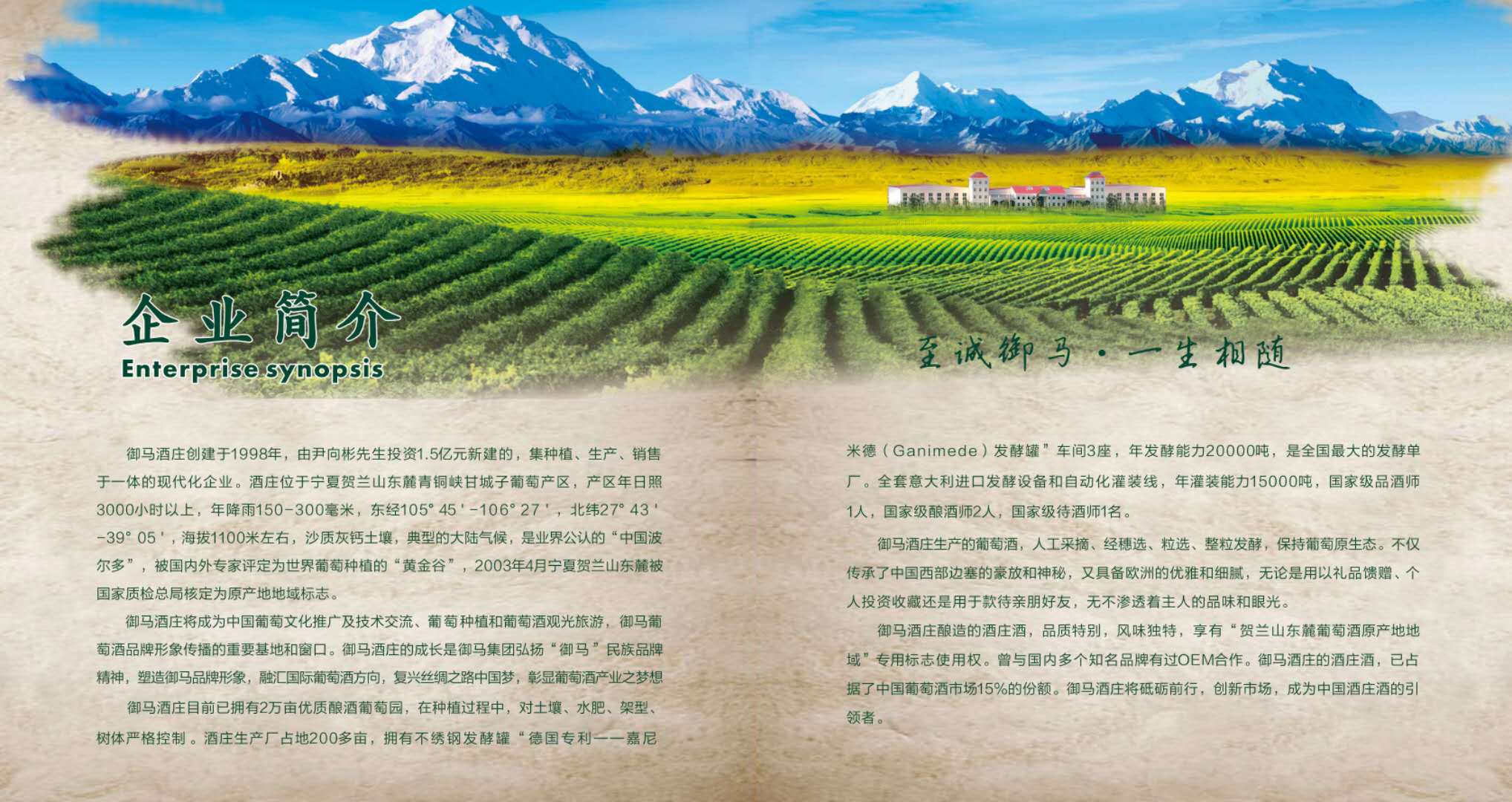 宁夏贺兰山东麓产区葡萄酒